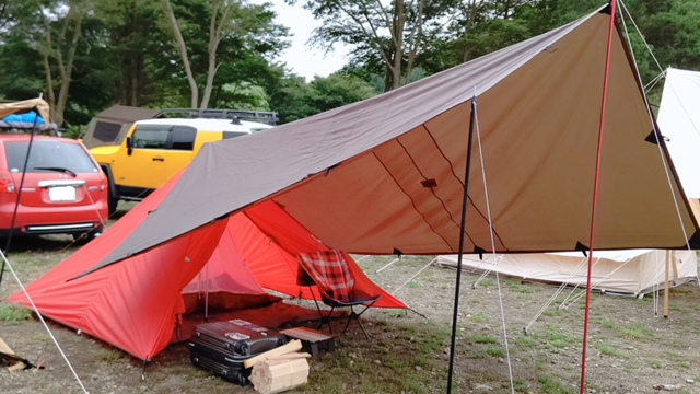 話題】DDタープ3.5m×3.5mでいろんな張り方を試してみた！ | Camp＆Eats 